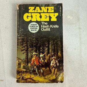 The Hash Knife Outfit Zane Grey Paperback 1975 Pocket Books Wild West Adventure